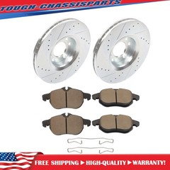 302mm Front Side Brake Disc and Pad Kit For Saab 9-3 2003-2007 2009-11 2.0L