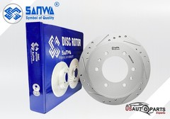 REAR RH BRAKE ROTOR SOLID & GEOMET COATED D & S 312 MM FOR HUMMER H3 H3T 06-10