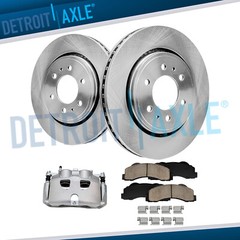 Front Disc Rotors Left Caliper Brake Pads for Expedition F-150 Lincoln Navigator