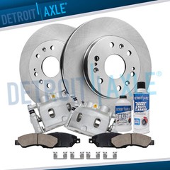 Front Disc Rotors Brake Calipers & Brake Pads for Chevy Yukon Tahoe Escalade