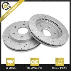 325 mm Front Brake Rotors for Acadia Limited Traverse Enclave -Drilled & Slotted