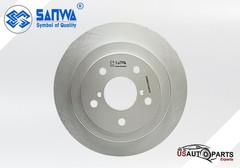 REAR BRAKE ROTOR VENTED & GEOMET 266mm FOR SUBARU FORESTER LEGACY 1990-2008 2.5L