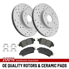 258mm Front Brake Rotors Ceramic Pads For Toyota Yaris Ia Scion 2016 2017 – 2020