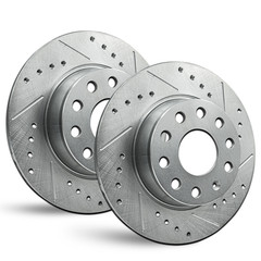 For Audi A3 Quattro 2006-2018 – Front Drilled and Slotted Rotors