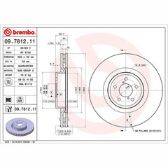 Brembo 4 Front Rear Disc Brake Rotor Fits 2004 Subaru Impreza