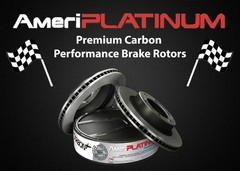 For Infiniti Q50 2014-23 W/ Sport Package Front Carbon Disc Brake Rotors & Pads