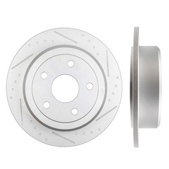316MM REAR SLOTTED Pads BRAKE ROTORS Discs FOR Jeep Wrangler 2007 2008 – 2018