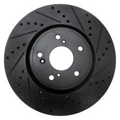 For Honda Civic 22-26 Brake Rotor eLINE Drilled & Slotted 1-Piece Front