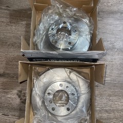 Front Brake Rotors Fit BMW 750iL 1988 to 1994 , 740i , 740iL 1993-1994 PAIR NEW