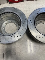 POWERSTOP AR85118XPR, Set-Rear Drilled, Slotted and Zinc Plated Brake Rotor Pair