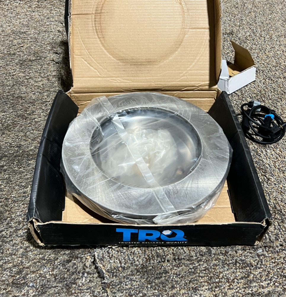 (QTY 2) TRQ BRA73935 Brake Disc Rotor 55054 201230 MIN THK 27.2MM 1ABRR00902