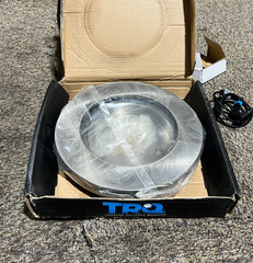(QTY 2) TRQ BRA73935 Brake Disc Rotor 55054 201230 MIN THK 27.2MM 1ABRR00902