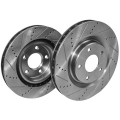 325mm Front Drilled Brake Rotors for Cadillac XLR 2005-2007 Chevy Corvette Pair