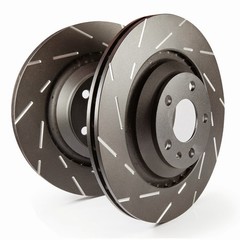 EBC for 06-13 Audi A3 2.0 Turbo (Girling rear caliper) USR Slotted Rear Rotors