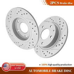 265mm Rear Drilled Disc Brake Rotors for Mazda CX-3 CX-30 3 Sport 2014-2020 2021