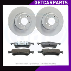 Rear Solid Brake Discs / Pads Fits Mini R53 2001-2006 1.4/1.6
