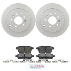 Bosch Rear 302mm Disc Brake Rotors & Ceramic Brake Pads Kit for Mazda CX-7 07-11