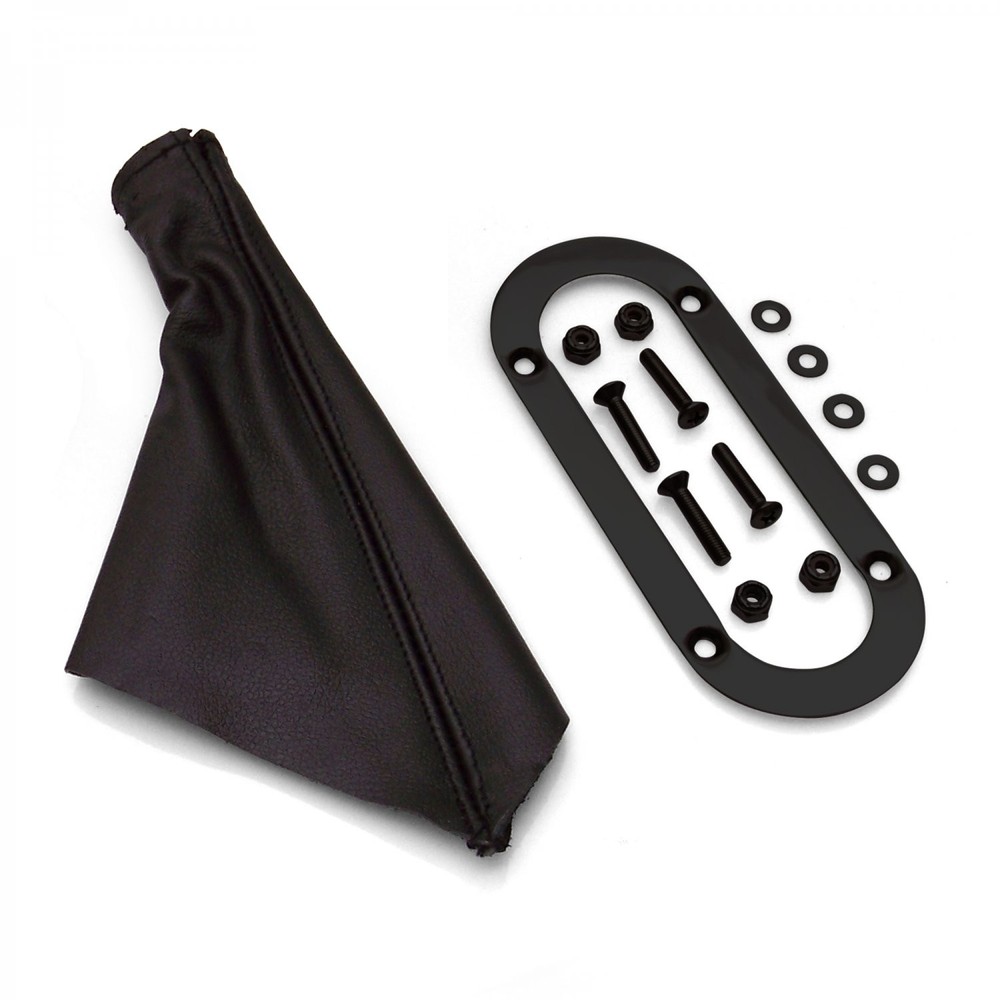 Emergency Brake Black Boot w/ Black Trim Ring for Lokar or Universal eBrake Kits