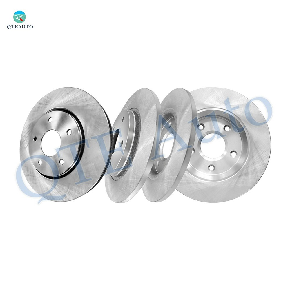 Set of 4 Front 292mm-Rear 305mm Brake Disc Rotors For 2012-2015 RAM C/V