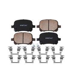 Front Drilled Slotted Brake Rotors + Ceramic Pads for 1999 2000 2001 Lexus RX300