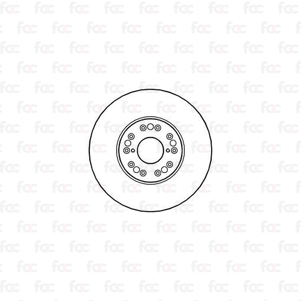 Brake Disc Rotors For Toyota Altezza Front Axle Abtex BD571V