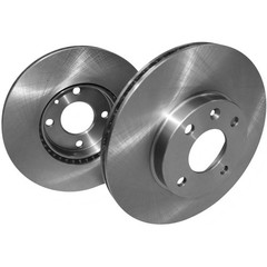 256mm Front Disc Brake Rotors for Chevrolet Spark 2016 2017 2018 2019-2022 Pair