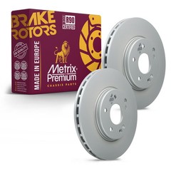 Front Disc Brake Rotor For 04-08 Chrysler Crossfire Mercedes-Benz C230 C240 2 PC