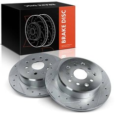 2x Rear Drilled & Slotted Brake Rotors for Lexus GS300 GS400 GS430 IS300 SC430