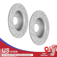 Rear Disc Brake Rotors for 2006 2007 2008-2015 Honda Civic Acura CSX ILX