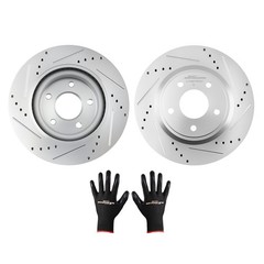 11.65 inch Front Drilled and Slotted Brake Disc For Nissan Altima 07-25 S-31464