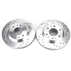 PowerStop Disc Brake Rotor Set – Fits Buick Rainier 2004-2005, Chevrolet Trailbl