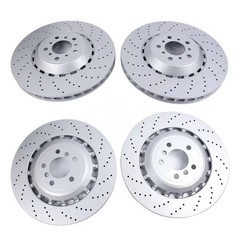 Front & Rear Vented & Drilled Brake Disc Rotors for BMW M5 M6 F06 F10 F12 F13