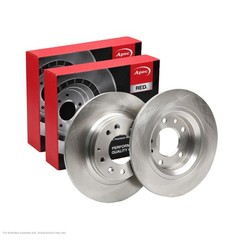 2x APEC Rear Brake Discs For MAZDA 6 Station Wagon (GY) 2 89kW/121HP/1998cc