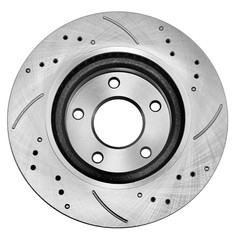 Front Drilled Brake for Nissan Altima Front Slotted Rotors & Ceramic Pads Set