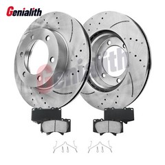For Toyota Tacoma 1999 -2003 2004 Front Disc Rotors + Ceramic Brake Pads Kits