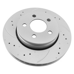 Front Rear DRILLED Rotors + Brake Pads for 2008 – 2012 Dodge Nitro Jeep Liberty