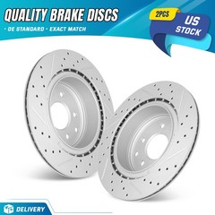 308mm Rear Disc Brake Rotors for 2009-2018 EX35 EX37 G25 G35 Q40 QX50 350Z 370Z