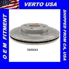 Verto USA Disc Brake Rotor- Front 31056X1