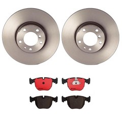 Brembo Front Brake Kit 324mm Disc Rotors & Ceramic Pad Set For BMW E38 E39 Base