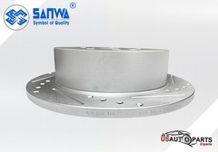 REAR LH BRAKE ROTOR SOLID & GEOMET COATED D&S 291mm FOR TOYOTA SIENNA 04-10 3.3L
