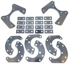 JEGS 630618 Ford 9 in. Truck Rear Brake Kit Pre 1987 Ford 9 in. Rear Ends F-Seri