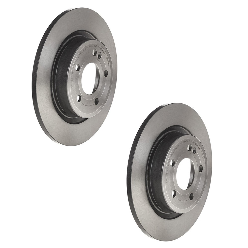 Brembo Pair Set of 2 Rear 295mm Disc Brake Rotors For MB W177 A220 C118 CLA250