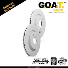 2 PC Front Coated Vented Brake Disc Rotor for Nissan Rogue Sport Rogue Leaf