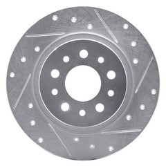 For Fiat 500L 14-19 Brake Rotor DFC Premium Drilled & Slotted Rear Passenger