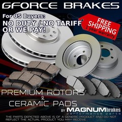 F+R Premium Rotors & Pads for 2007-2009 Volvo S80 3.2L w/ F 300mm R-Height 41mm