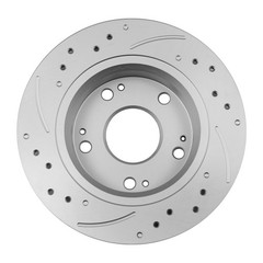 11.1in Front & 10.2in Rear Brake Rotors Brake Pad For Honda Civic 2013-2014 2015
