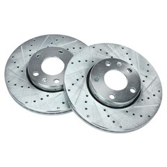 Brake Discs 2-Wheel Set Front for VW Sedan Audi A4 Quattro Volkswagen Passat A6
