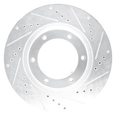 For Toyota Land Cruiser 93-97 Brake Rotor DFC Premium Drilled & Slotted Front