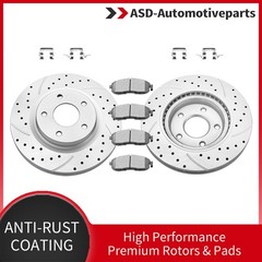 11.64″ Front Slotted Rotors Brake Pads Brake Kit Fit for 2013-2018 Nissan Altima