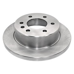 Pronto Rotor BR901798 Disc Brake Rotor Rear, Cast Iron, Solid, Non Directional,